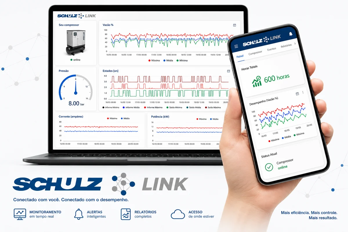 Schulz Link – Indústria 4.0 – Monitoramento / plataforma digital