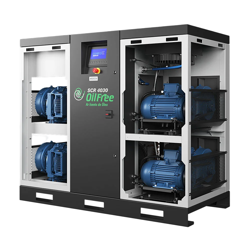 Linha SCR 4000E – FLEX – OILFREE – Isento de Óleo SCROLL – Modular